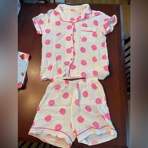 Sassy Shortcake Smiley Dreams Short Set Pink size medium